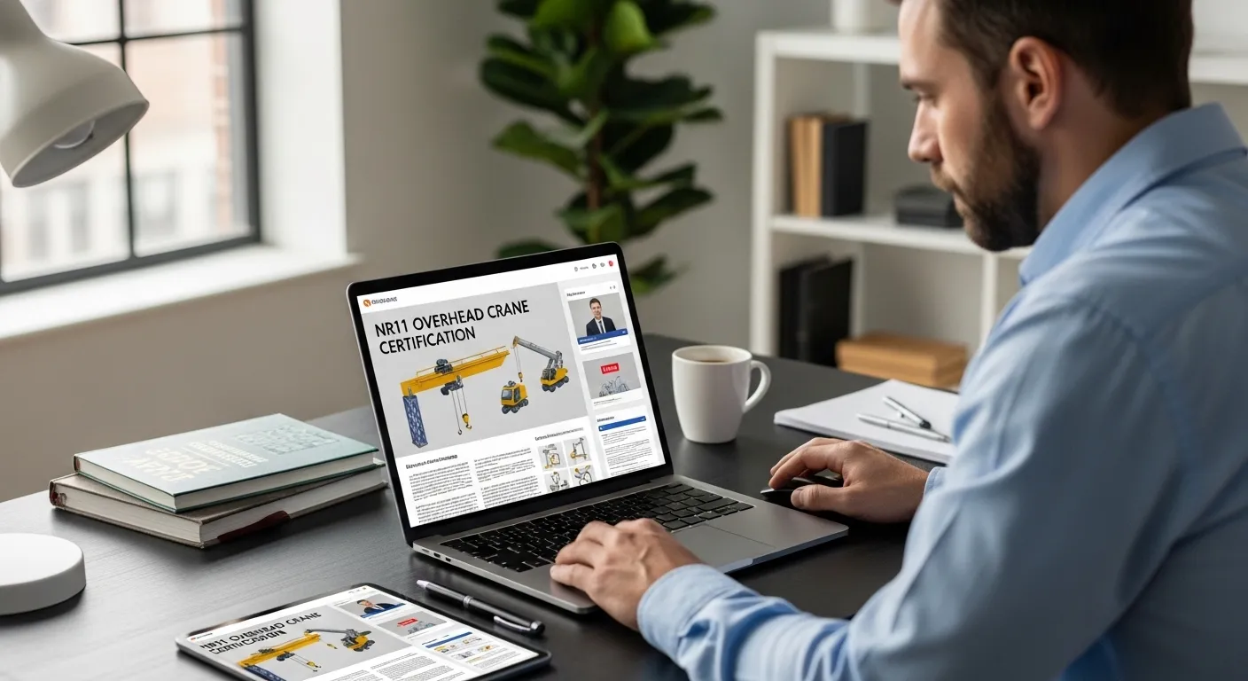 Curso de Capacitação Ponte Rolante EAD Campinas