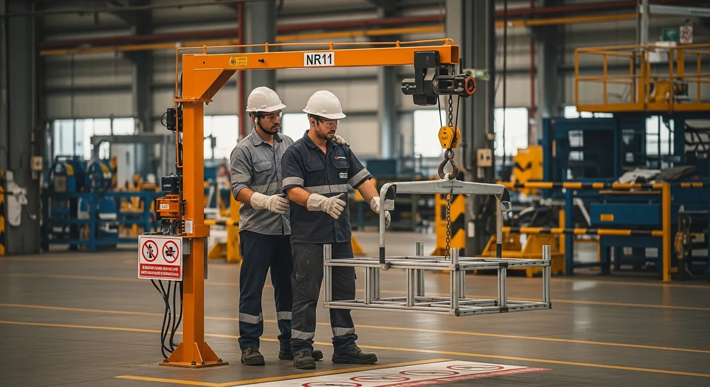 Curso Guindaste Giratório de Coluna Operador Amparo