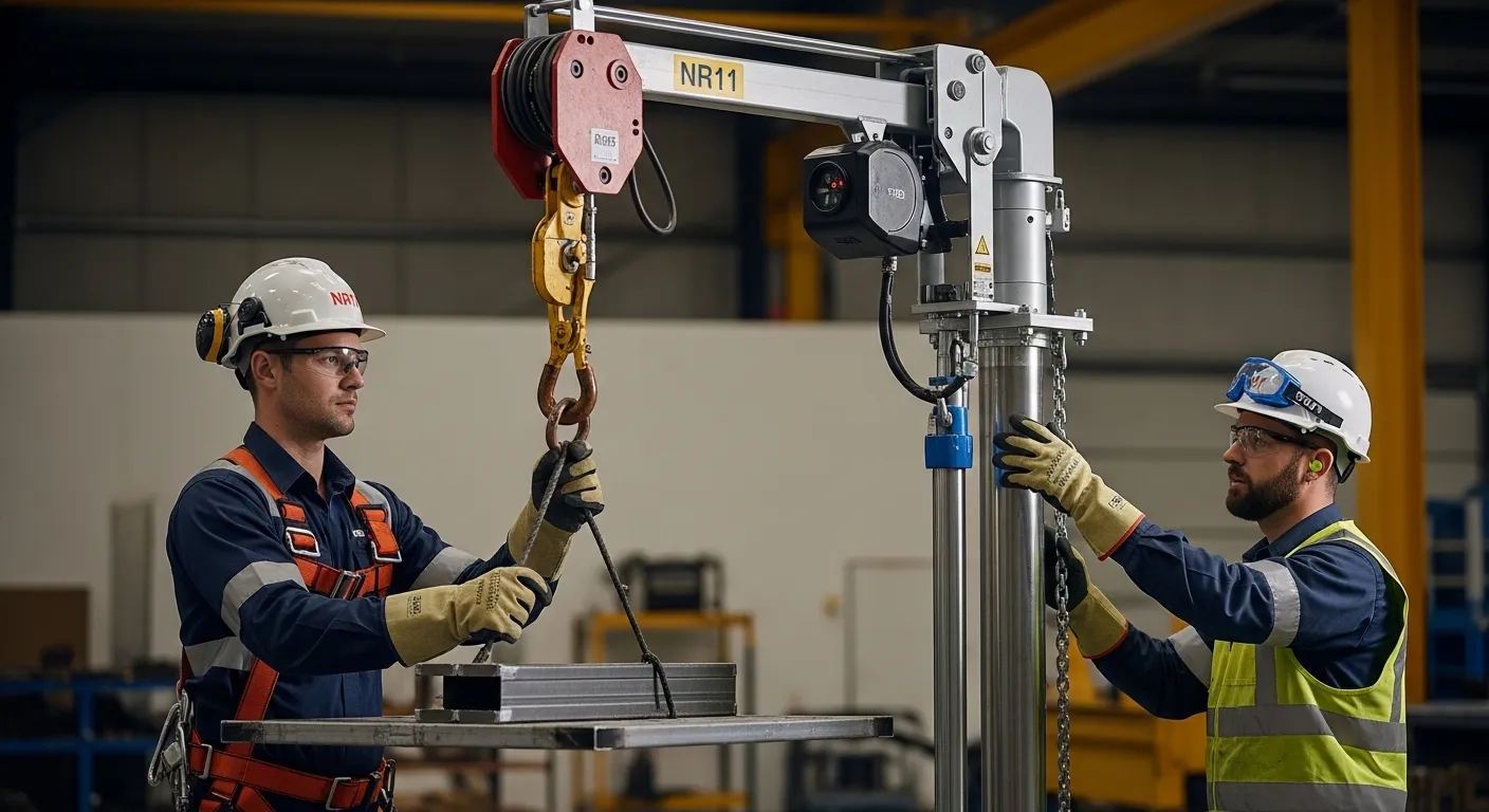 Treinamento técnico conforme Normas Regulamentadoras para operadores