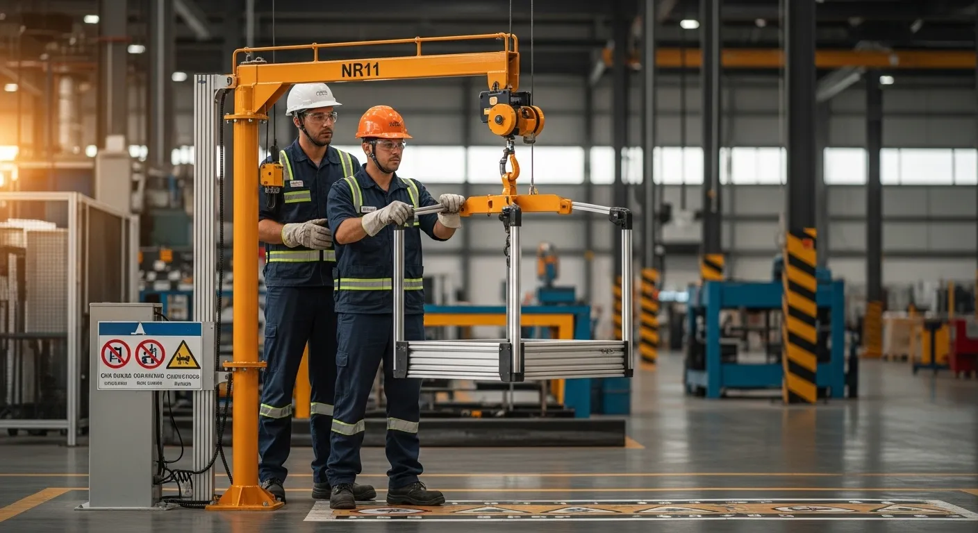 Treinamento NR-11 para operadores de guindaste